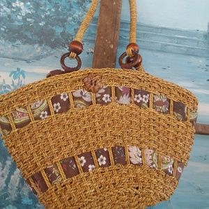Straw bag